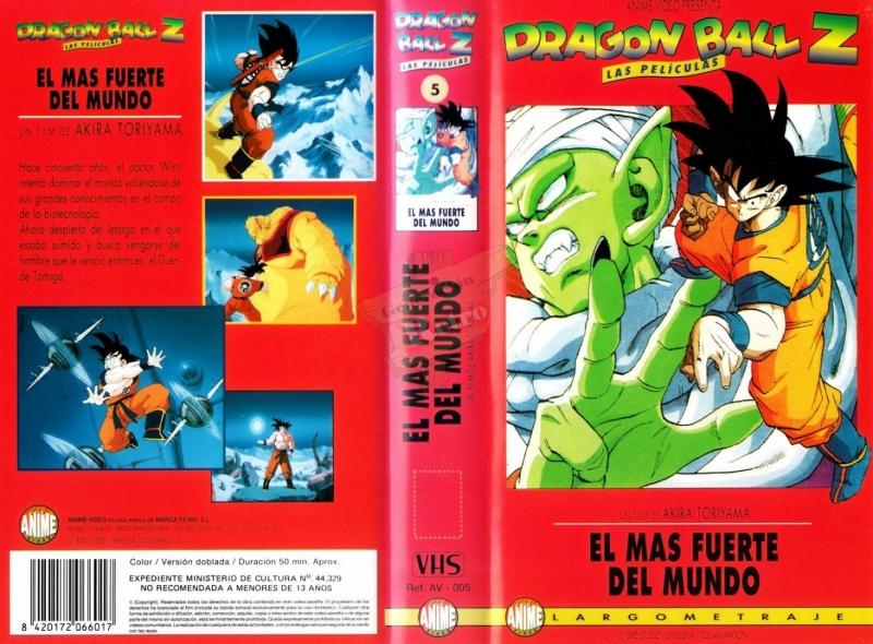 VHS DRAGON BALL Z LAS PELICULAS MANGA FILMS 2