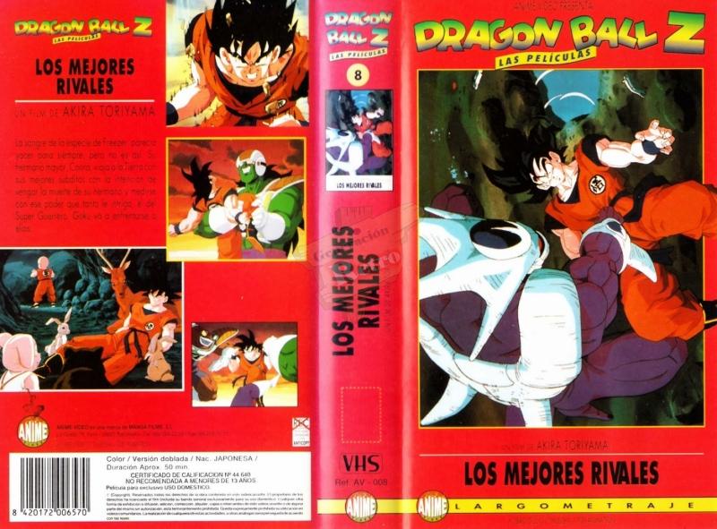 VHS DRAGON BALL Z LAS PELICULAS MANGA FILMS 5